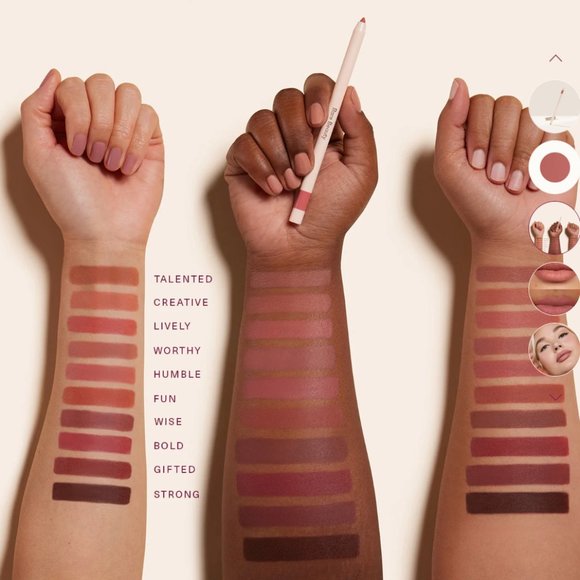 NWT Rare Beauty by Selena Gomez x2 Kind Words Matte Lip Liner in Humble - Picture 4 of 4